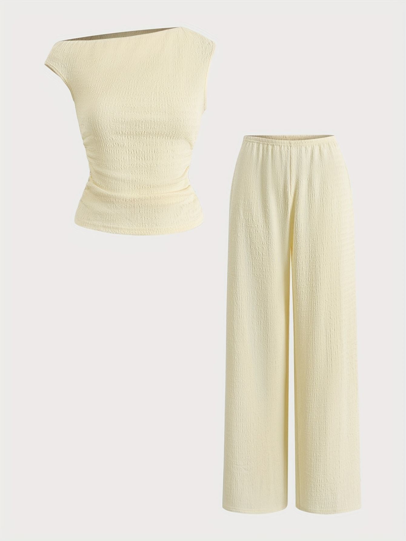 Women’s Off-Shoulder Top and Pants Set Marry Lou