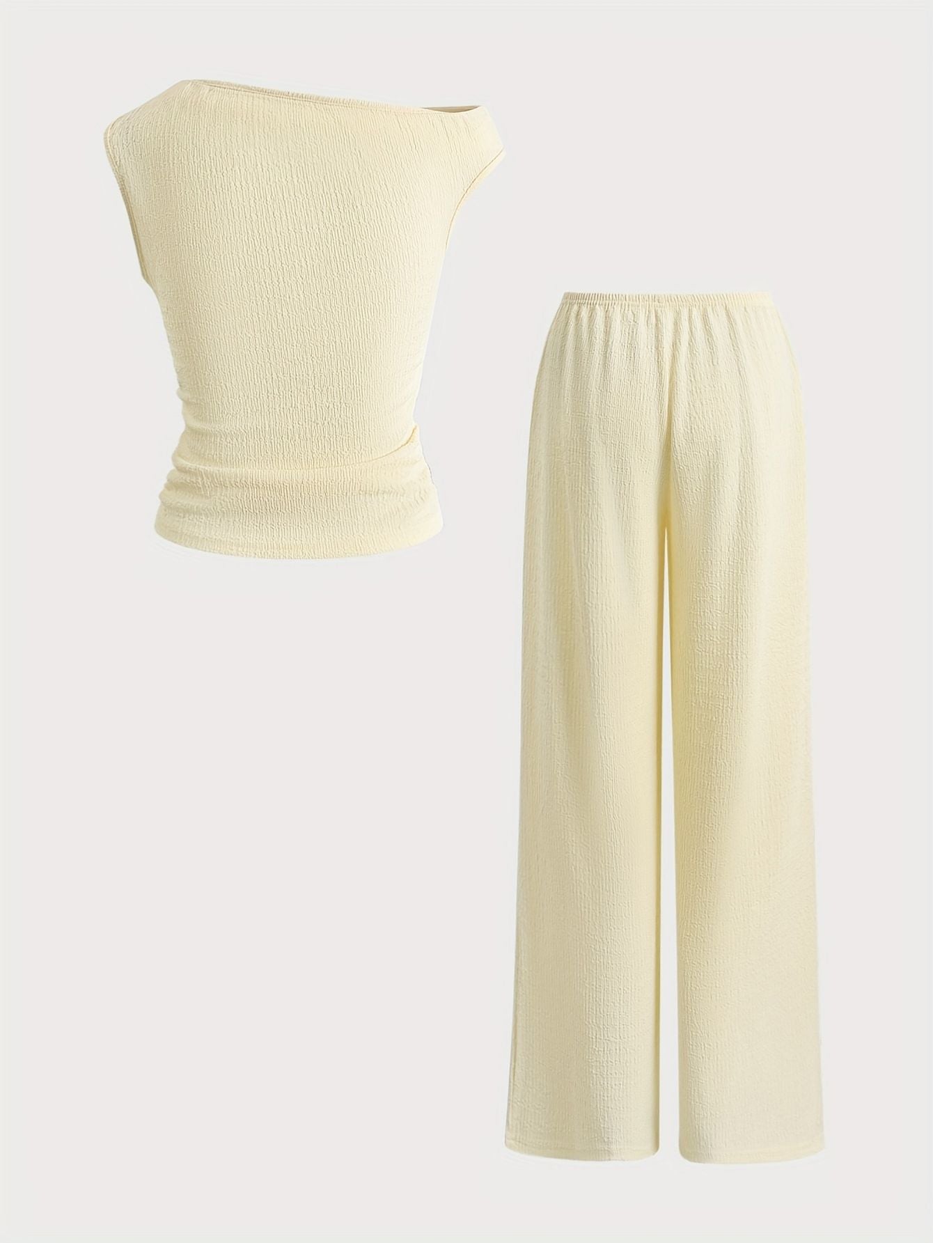 Women’s Off-Shoulder Top and Pants Set Marry Lou